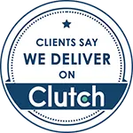 Clients Say We Deliver badge from Clutch