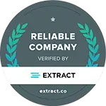 Reliable Company badge verified by Extract.co