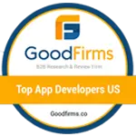 GoodFirms Top App Developers US badge